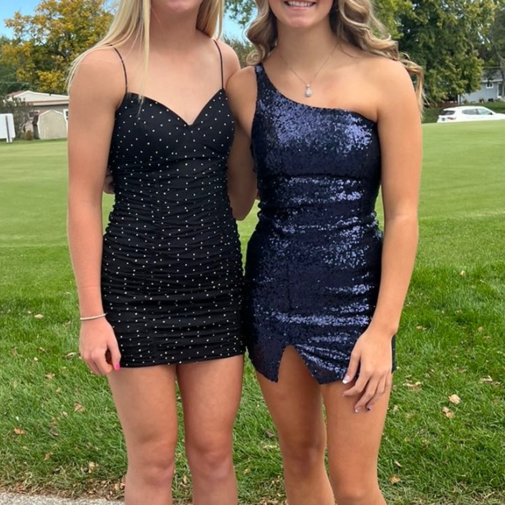 Blue Homecoming Dress